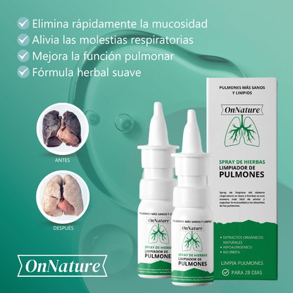 On Nature™ - Spray de Limpieza del Sistema Respiratorio